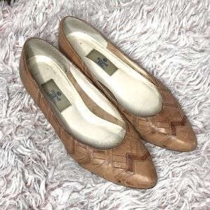 🐵VTG leather pumps